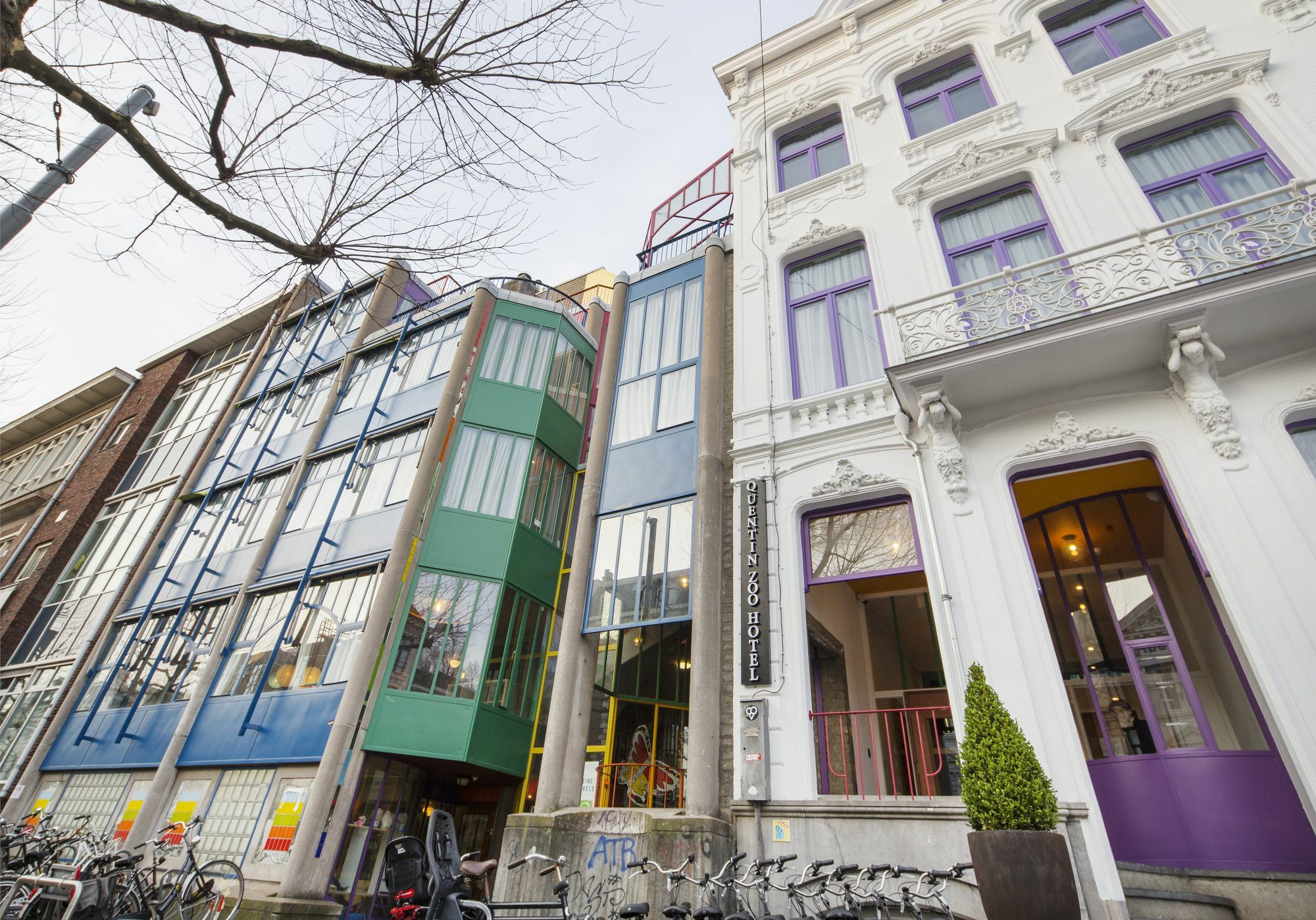Quentin Zoo Hotel Amsterdam Exteriör bild